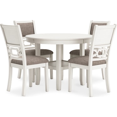 Erinberg Dining Table and 4 Chairs (Set of 5)