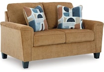 erinslane honey loveseat   
