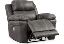 erlangen midnight power recliner   