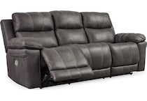 erlangen midnight power reclining sofa   