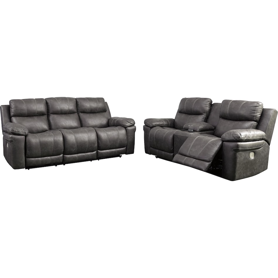 erlangen midnight power reclining sofa   