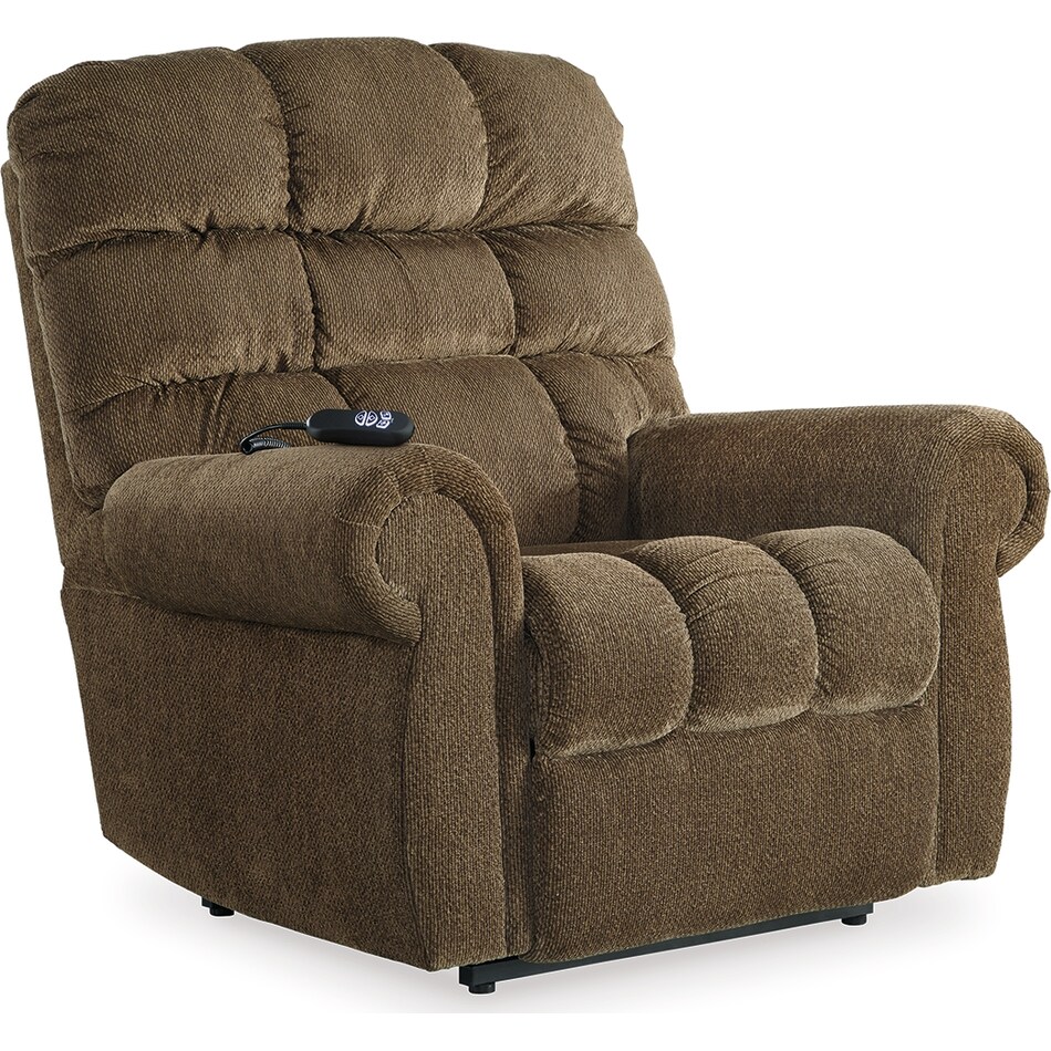 ernestine truffle wall recliner   