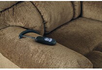 ernestine truffle wall recliner   