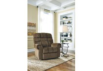 ernestine truffle wall recliner   