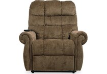 ernestine truffle wall recliner   