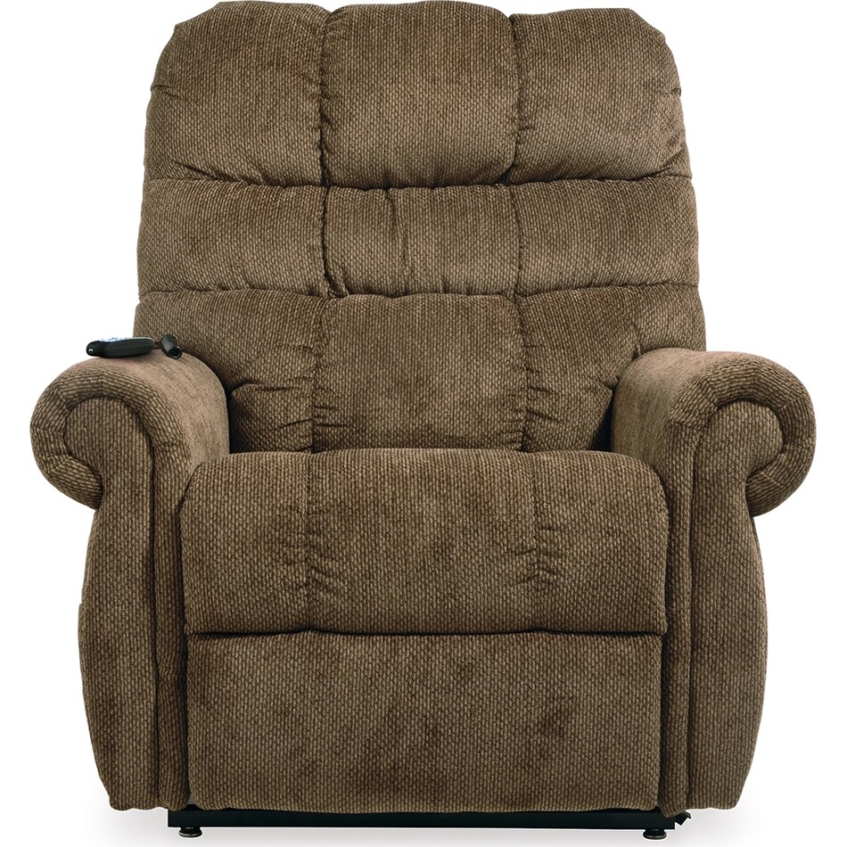 ernestine truffle wall recliner   