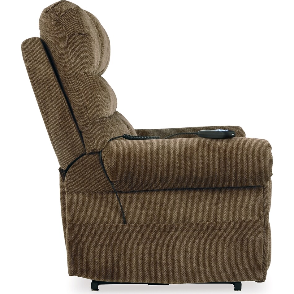 ernestine truffle wall recliner   