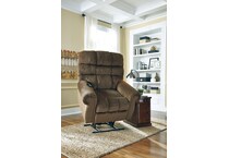 ernestine truffle wall recliner   