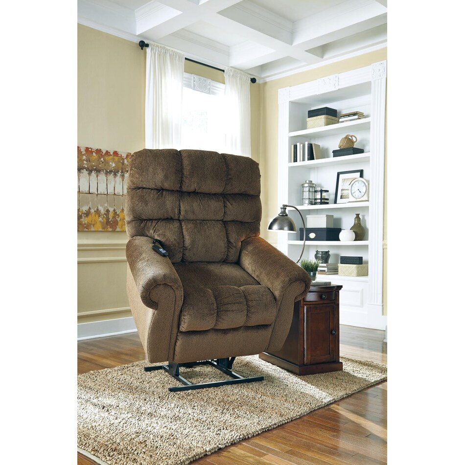 ernestine truffle wall recliner   