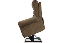 ernestine truffle wall recliner   