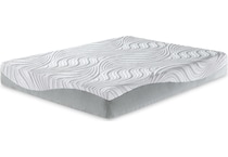 essentials inch memory foam white mattress full   