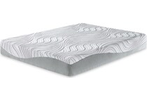 essentials inch memory foam white mattress king   