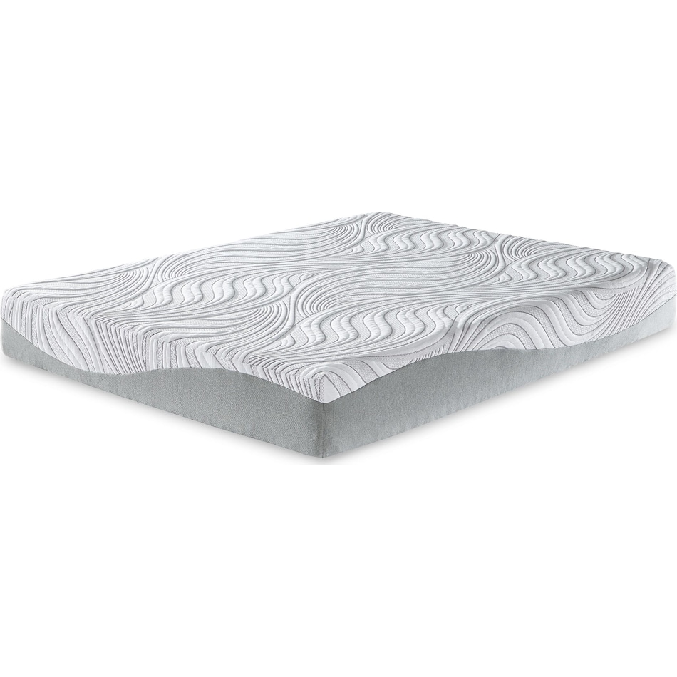 essentials inch memory foam white mattress king   