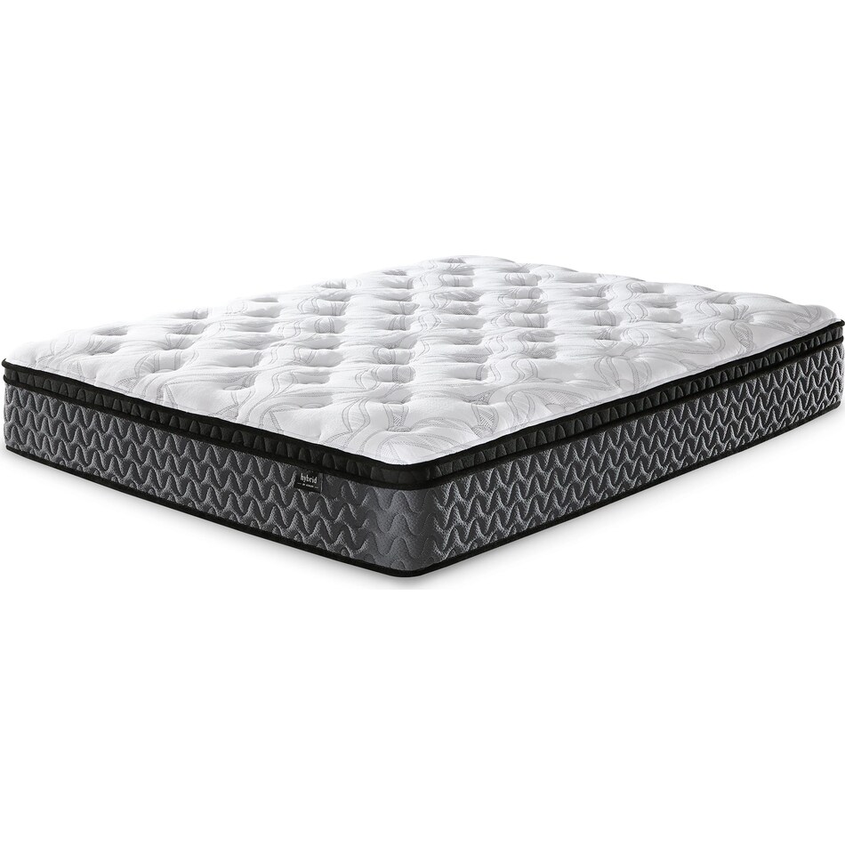 essentials inch hybrid white mattress king   
