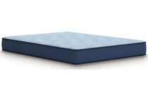 essentials  inch hybrid blue mattress full   