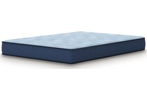 essentials  inch hybrid blue mattress full   
