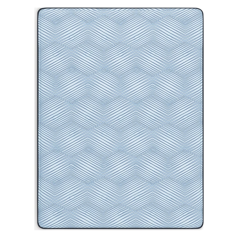 essentials  inch hybrid blue mattress full   