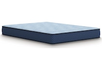 essentials  inch hybrid blue mattress queen   