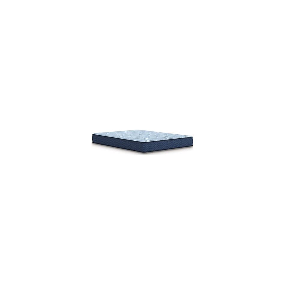 essentials  inch hybrid blue mattress queen   