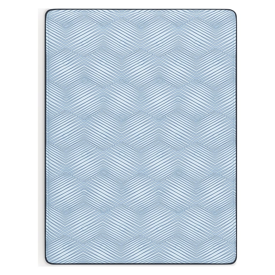essentials  inch hybrid blue mattress twin   