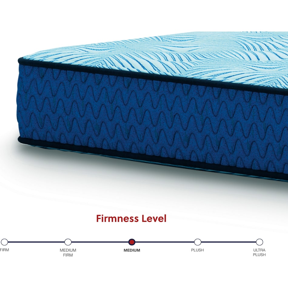 essentials  inch hybrid blue mattress twin   