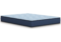 essentials  inch hybrid blue mattress twin   