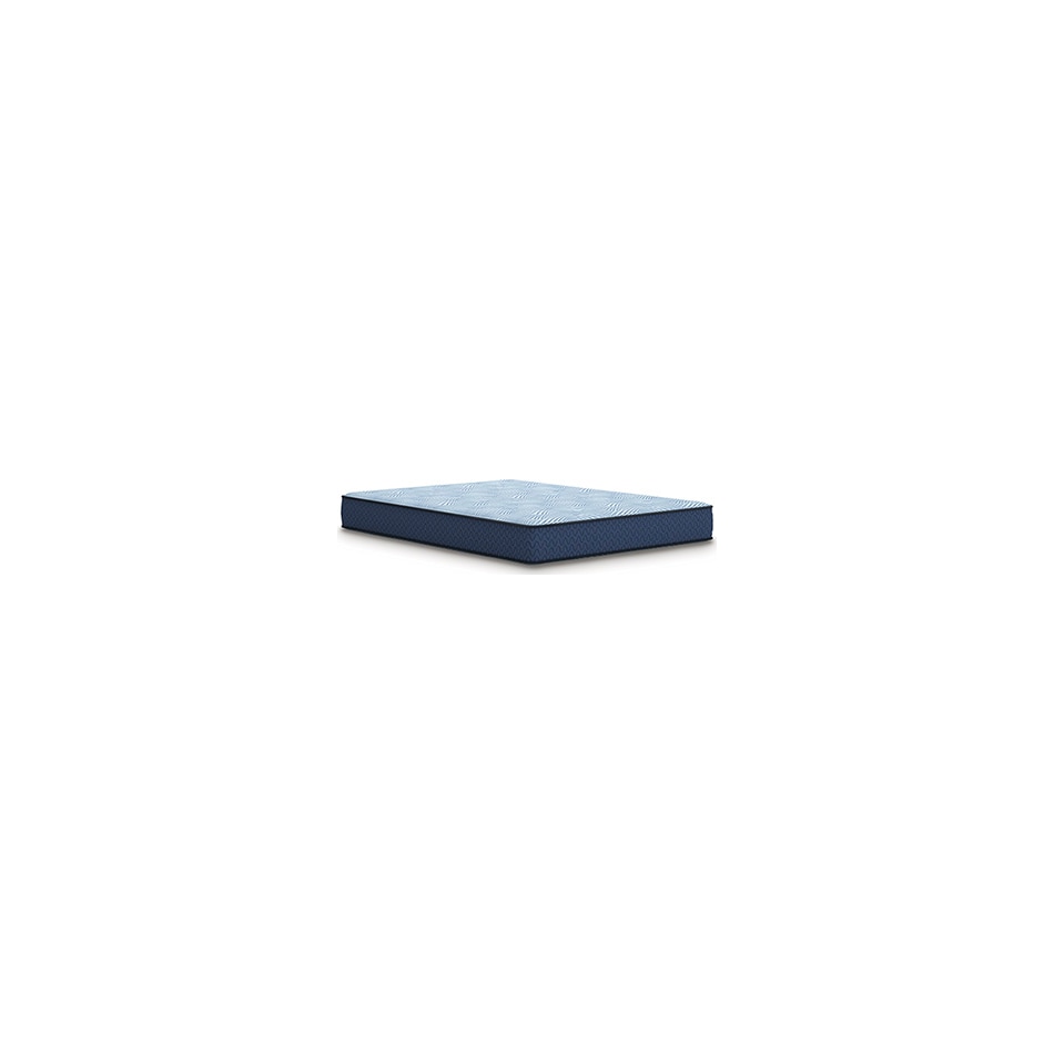 essentials  inch hybrid blue mattress twin   