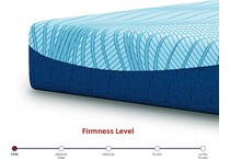 essentials  inch memory foam blue mattress cal king   