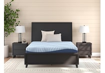 essentials  inch memory foam blue mattress king   