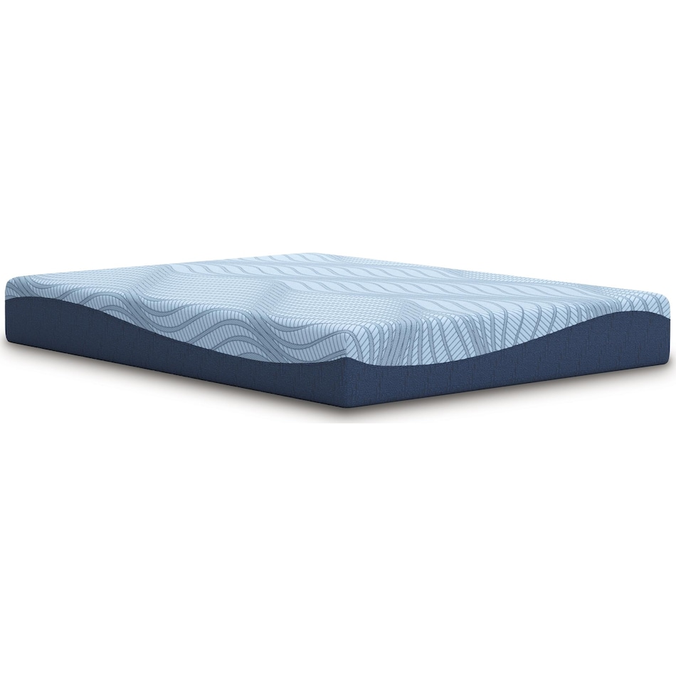 essentials  inch memory foam blue mattress twin   