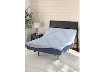 essentials  inch memory foam blue mattress twin   