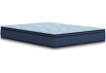 essentials  inch hybrid blue mattress cal king   