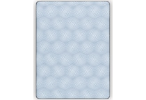 essentials  inch hybrid blue mattress full   