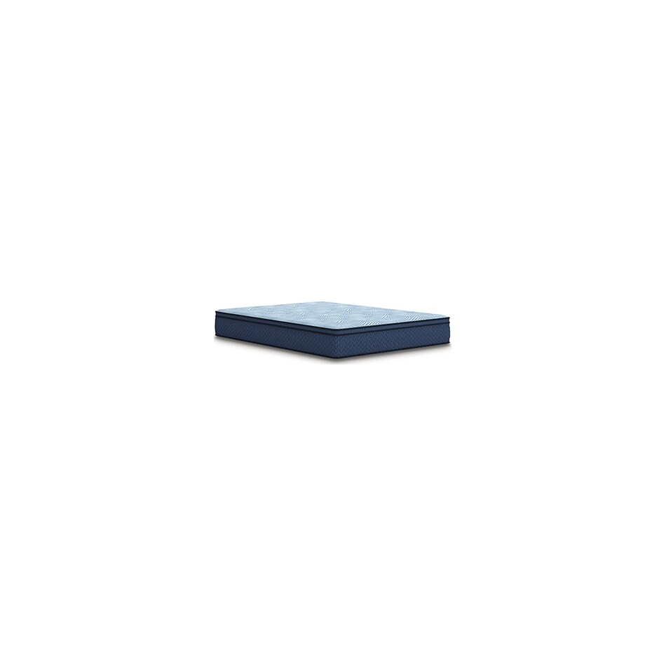 essentials  inch hybrid blue mattress full   