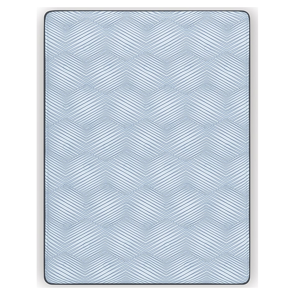 essentials  inch hybrid blue mattress king   