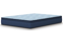 essentials  inch hybrid blue mattress queen   