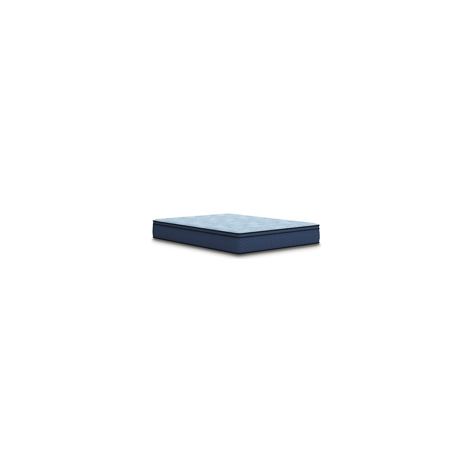 essentials  inch hybrid blue mattress queen   