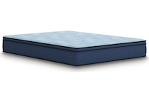essentials  inch hybrid blue mattress twin   