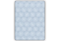 essentials  inch hybrid blue mattress twin   