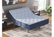 essentials  inch hybrid blue mattress twin   