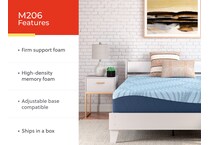 essentials  inch memory foam mattress king   