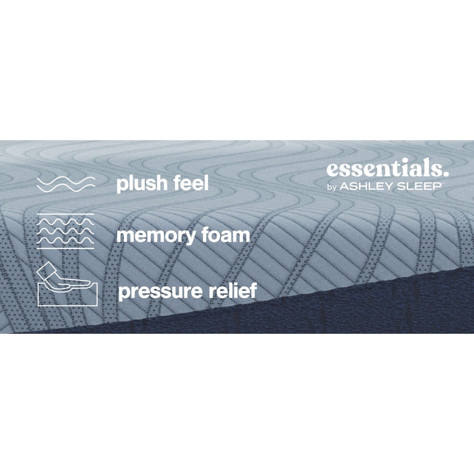 essentials  inch memory foam mattress twin   