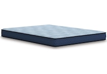 essentials  inch innerspring blue mattress full   