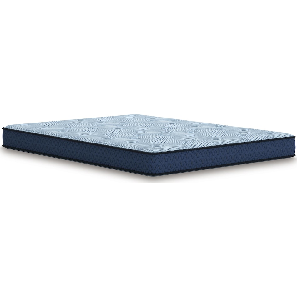 essentials  inch innerspring blue mattress full   