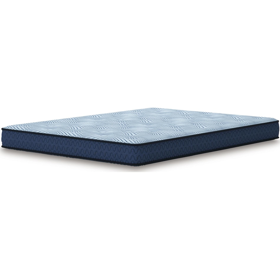 essentials  inch innerspring blue mattress full   