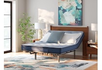 essentials  inch innerspring blue mattress full   