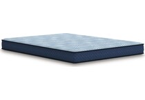 essentials  inch innerspring blue mattress king   