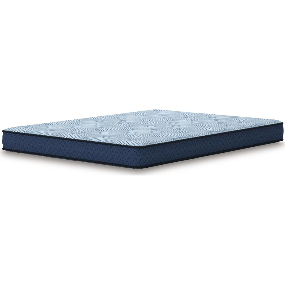 essentials  inch innerspring blue mattress twin   