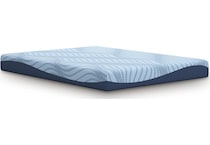 essentials  inch memory foam blue mattress cal king   