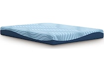 essentials  inch memory foam blue mattress cal king   